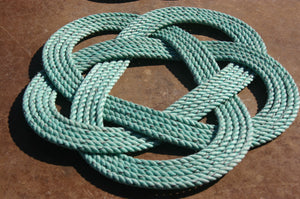 13" Rope Trivet-5 Star Knot - Alaska Rug Company