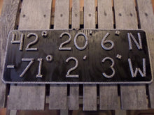 Latitude & Longitude Sign - Alaska Rug Company