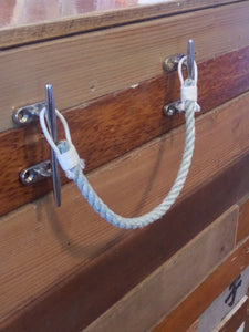 Set of Rope Towel Rack & T.P. Holder-White