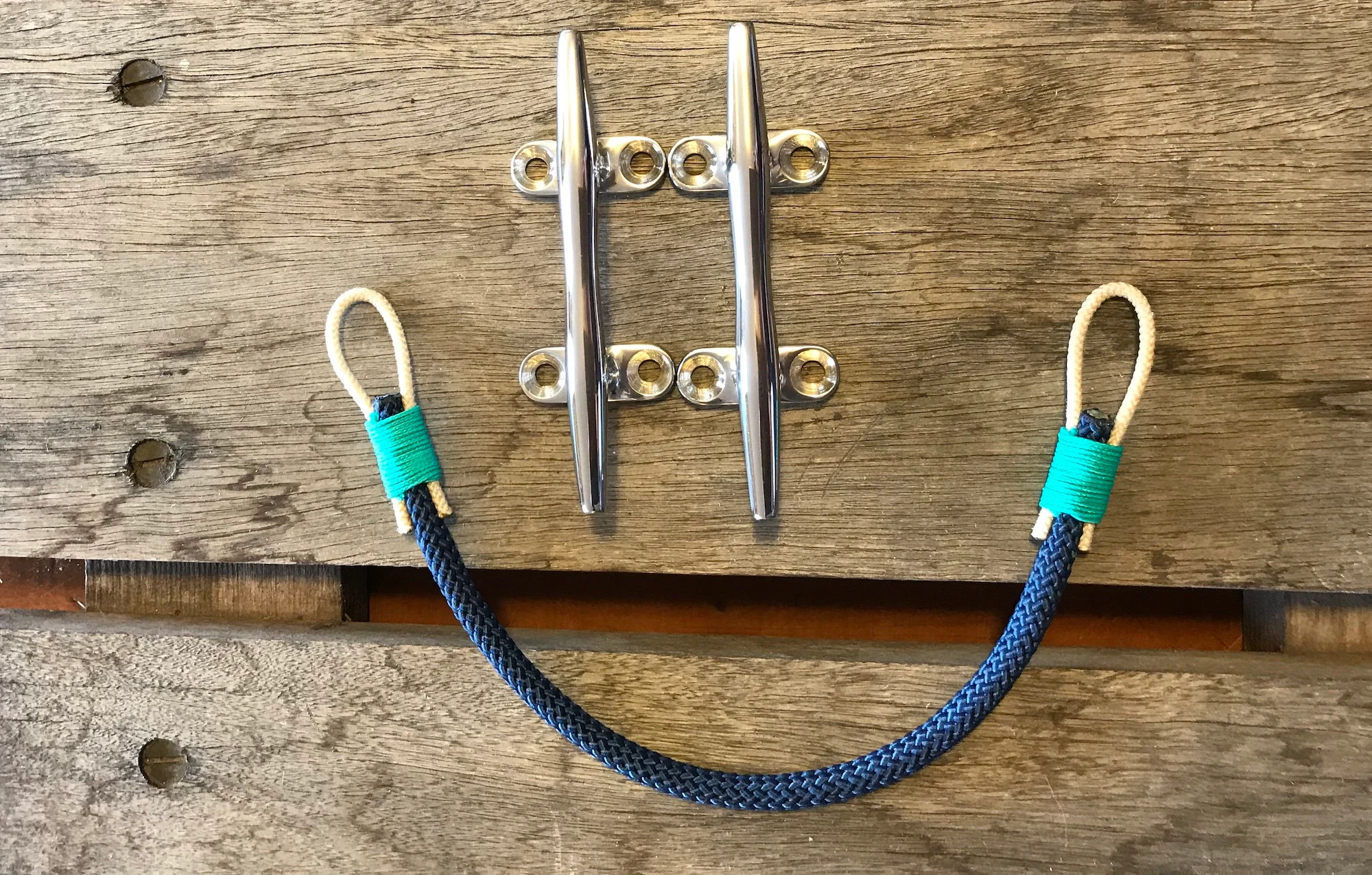 Custom Toilet Paper Holder with Cleats | Nautical Bathroom Decor