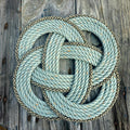 Rope Trivet Placemat Recycled Silver + Speckled Outside