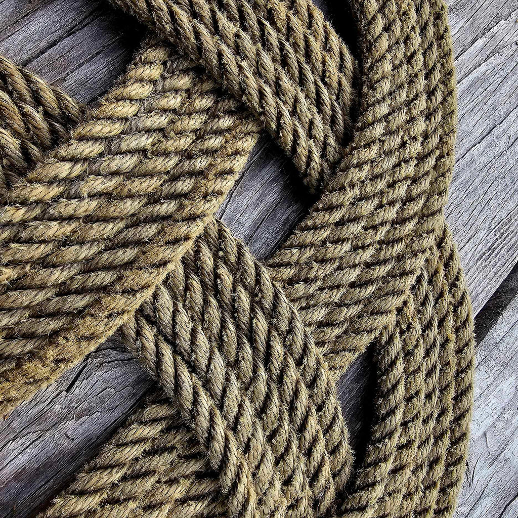 Natural Tan Recycled Rope Trivet | Handwoven in Alaska