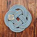 Blue Spruce Arborist Rope Trivet | Handwoven in Alaska
