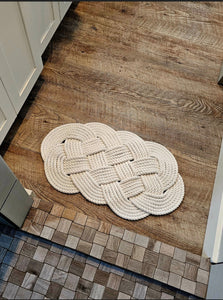 White Rope Rug 30 x 15