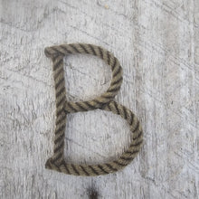 4 Inch Rope Letter / Number MADE TO ORDER