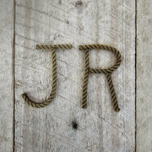 4 Inch Rope Letter / Number MADE TO ORDER