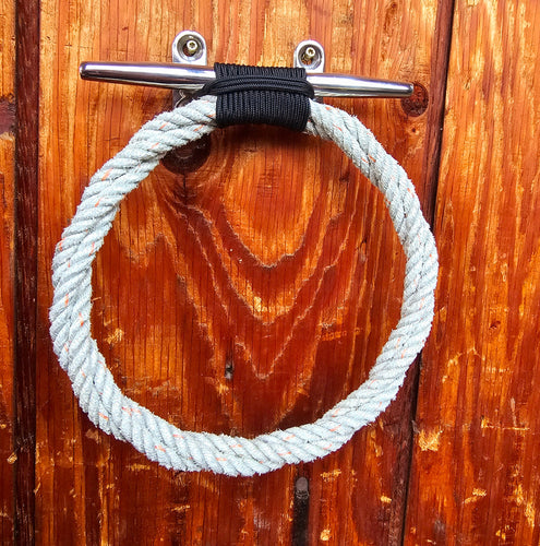 Rope Towel Ring Rack-Silver