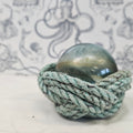 Ukidama Nest | Handwoven Alaskan Fishing Rope Cradle for Glass Floats