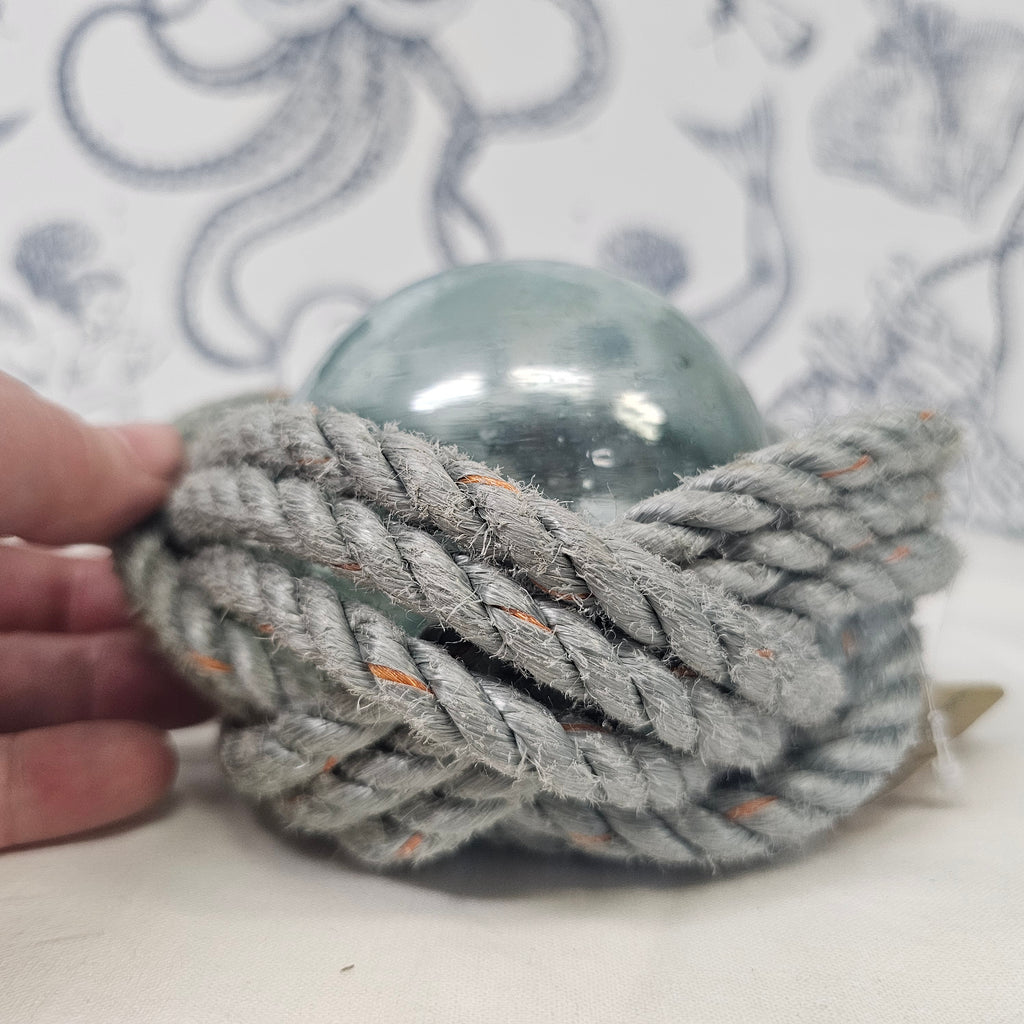Ukidama Nest | Handwoven Alaskan Fishing Rope Cradle for Glass Floats