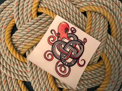 Octopus knot sticker