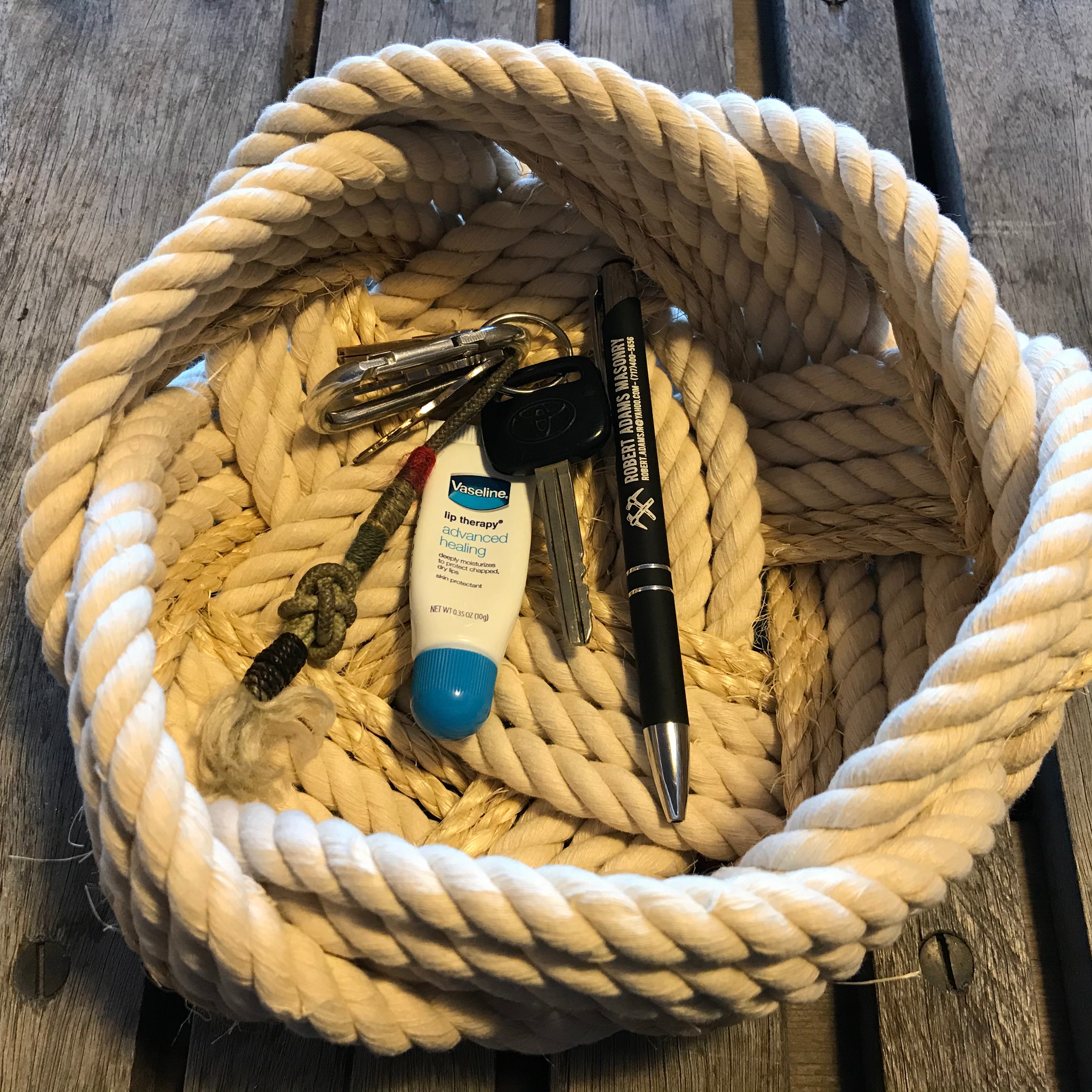 Cotton & Jute Rope Bowl