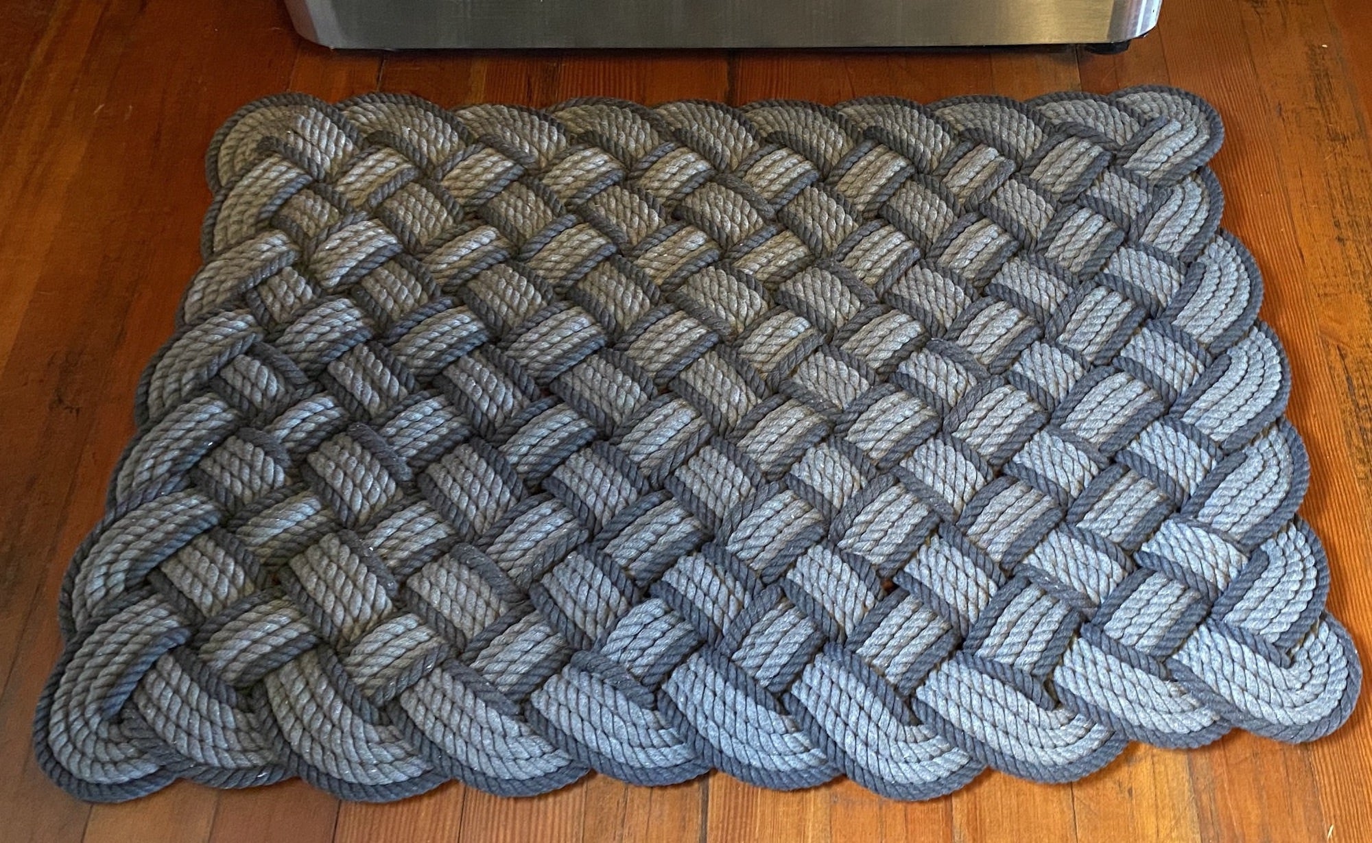 New Cotton Mat 24" x 34" Light & Dark Grey