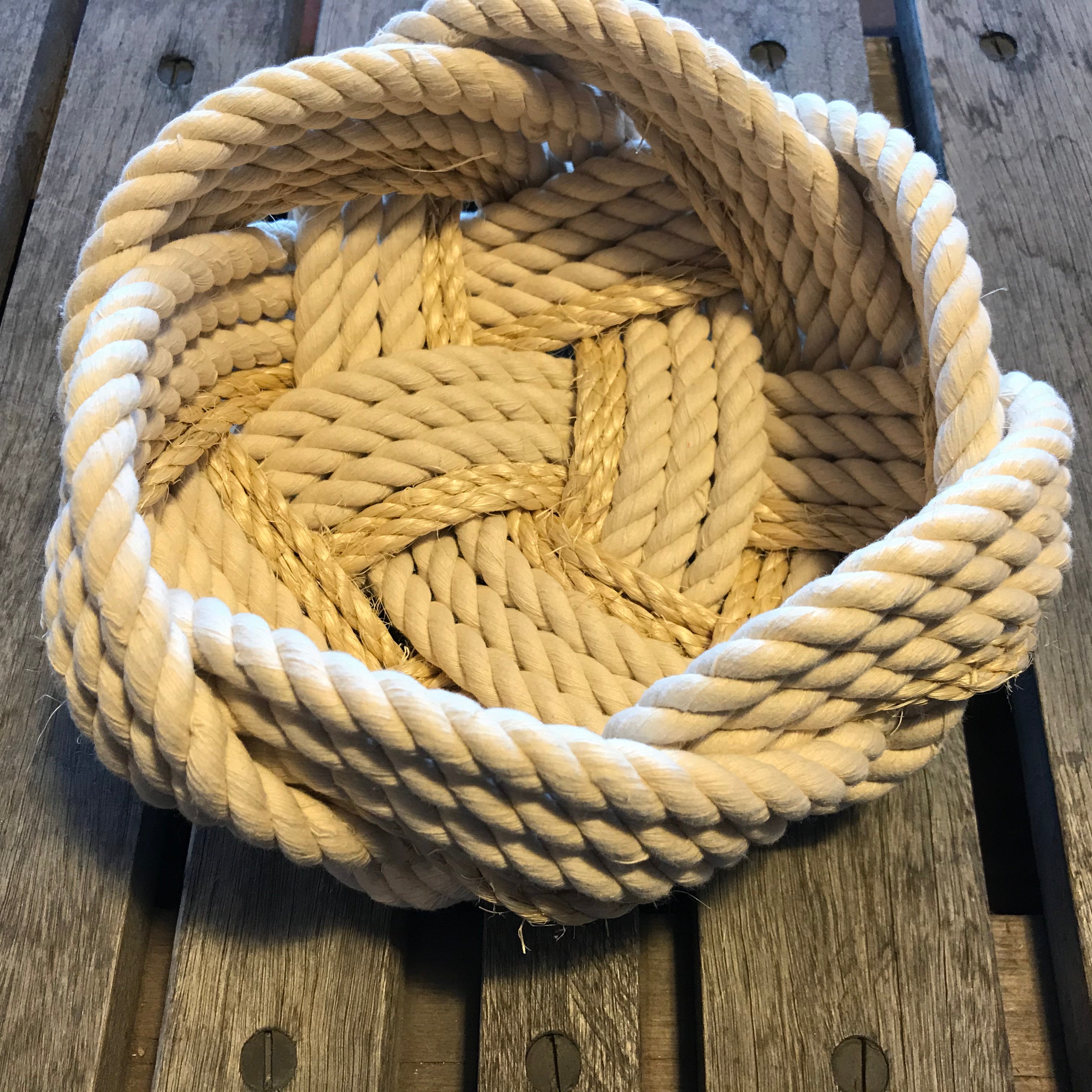 Cotton & Jute Rope Bowl