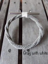 Rope Towel Ring Rack-Grey
