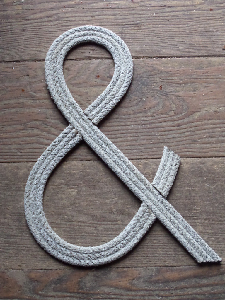 12 Inch Rope Letters and Numbers  Wall Hanging Words Nursery Art