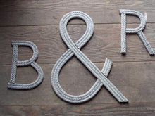 10 Inch Rope Letter / Number MADE TO ORDER - Alaska Rug Company