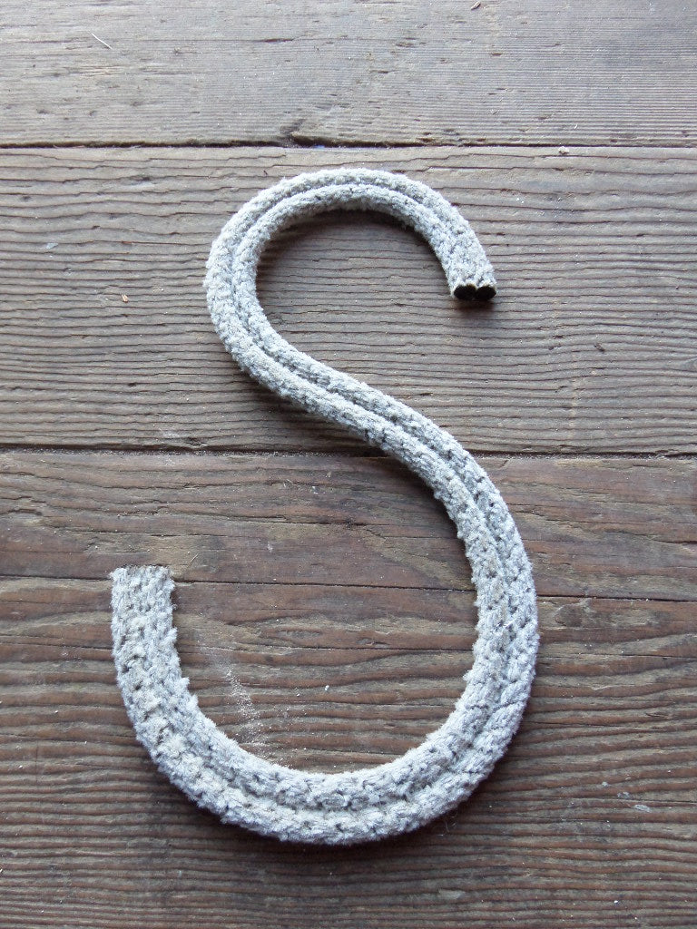 10 Inch Rope Letter / Number MADE TO ORDER - Alaska Rug Company