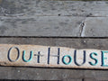 The OUTHOUSE -funky rope letters