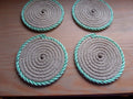 Set of 4 Coasters 2 color (Choose Color) - Alaska Rug Company