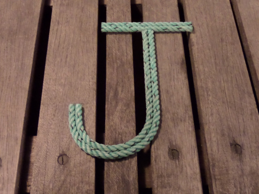 6 Inch Rope Letter / Numbers MADE TO ORDER - Alaska Rug Company