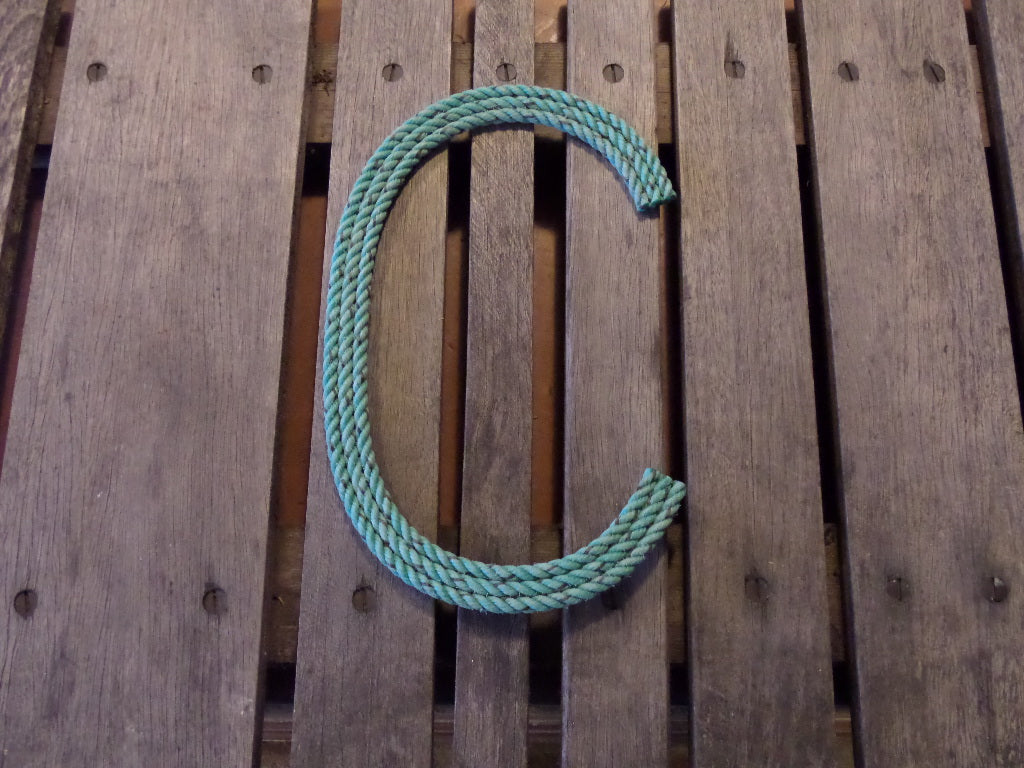 12 Inch Rope Letter / Number MADE TO ORDER - Alaska Rug Company
