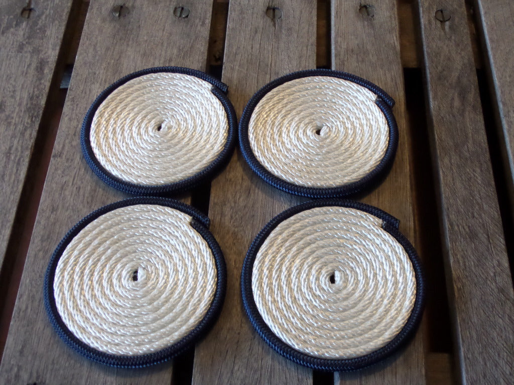 Set of 4 Coasters 2 color (Choose Color) - Alaska Rug Company