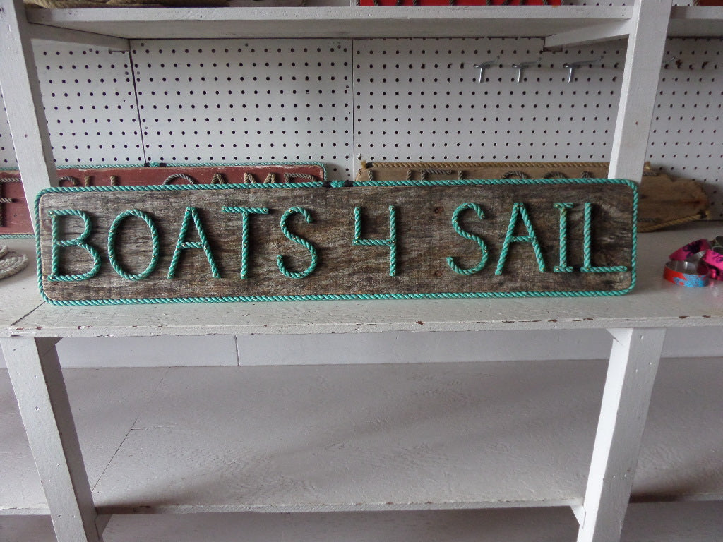 BOATS 4 SAIL sign