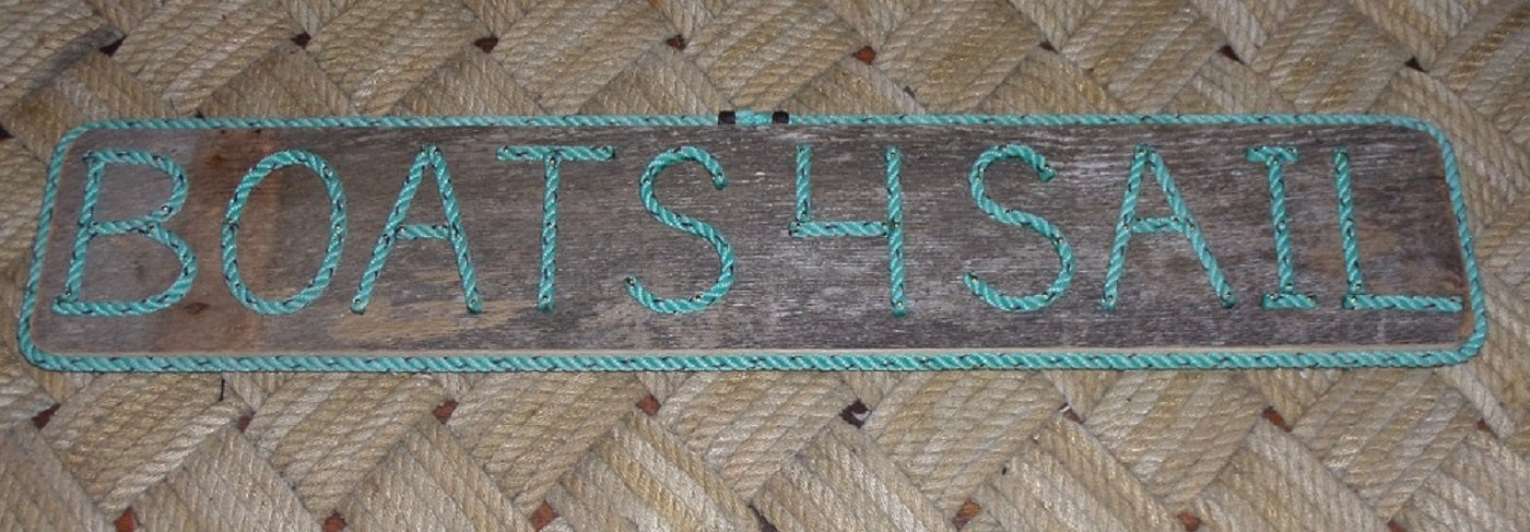 BOATS 4 SAIL sign
