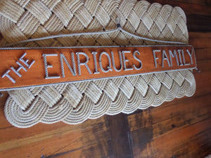 Last Name Plaque - Alaska Rug Company