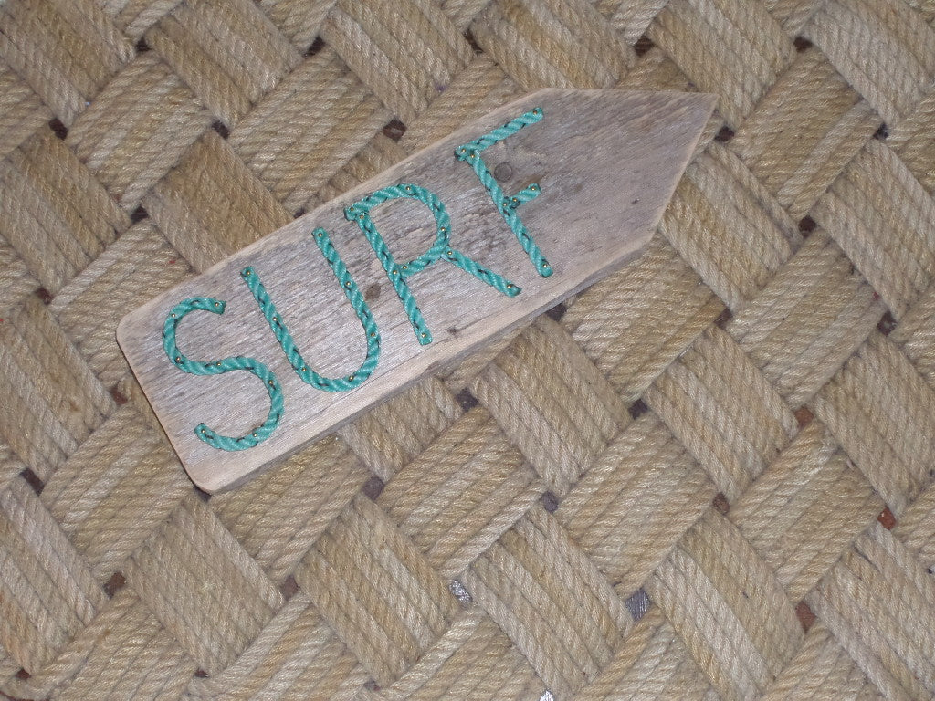 SURF Directional Sign - Alaska Rug Company