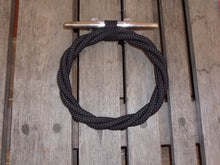 Navy Rope Towel Ring Holder Rack - Alaska Rug Company