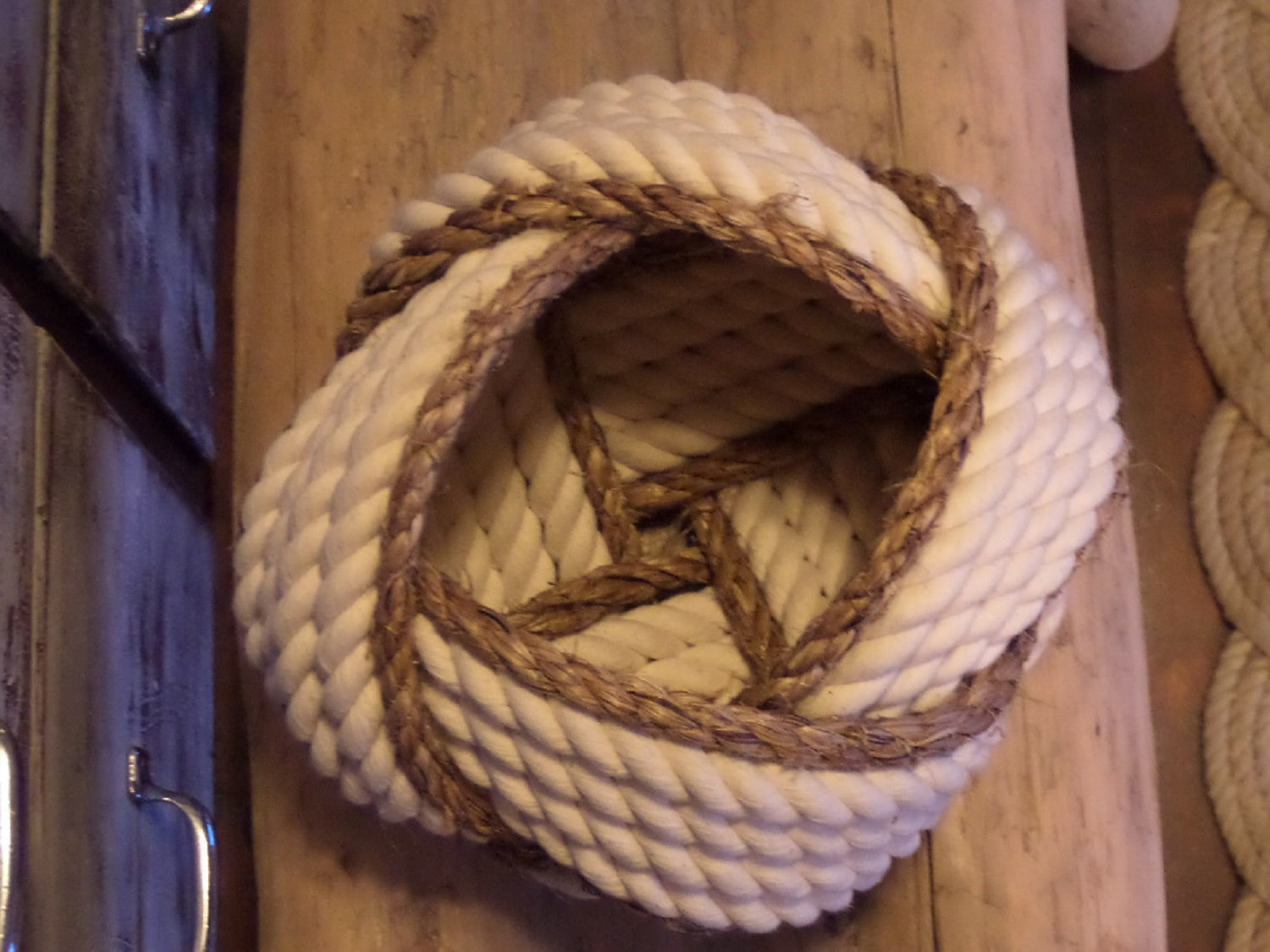 Cotton & Natural Small Bowl - Alaska Rug Company