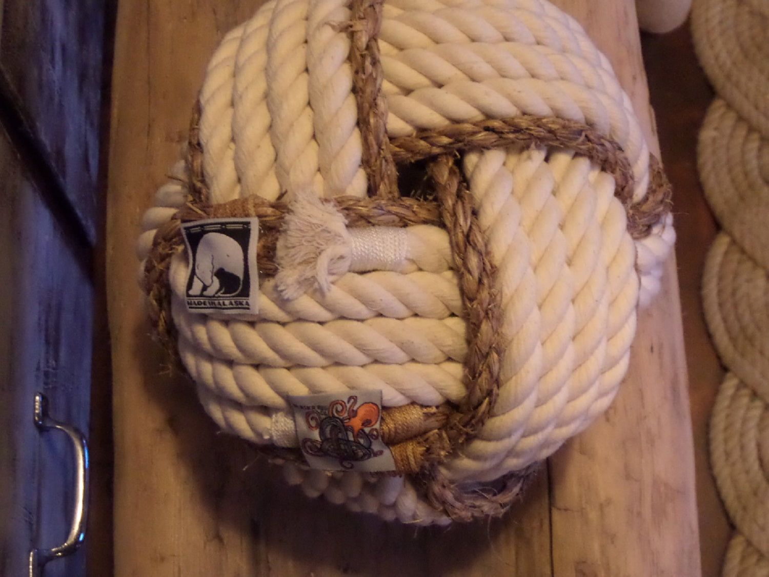 Cotton & Natural Small Bowl - Alaska Rug Company