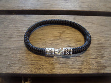 black nautical bracelet