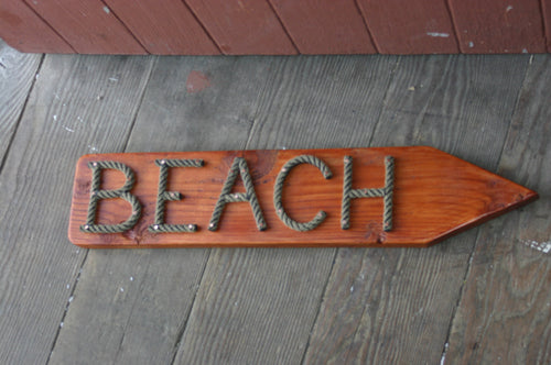 BEACH sign- Choose Direction