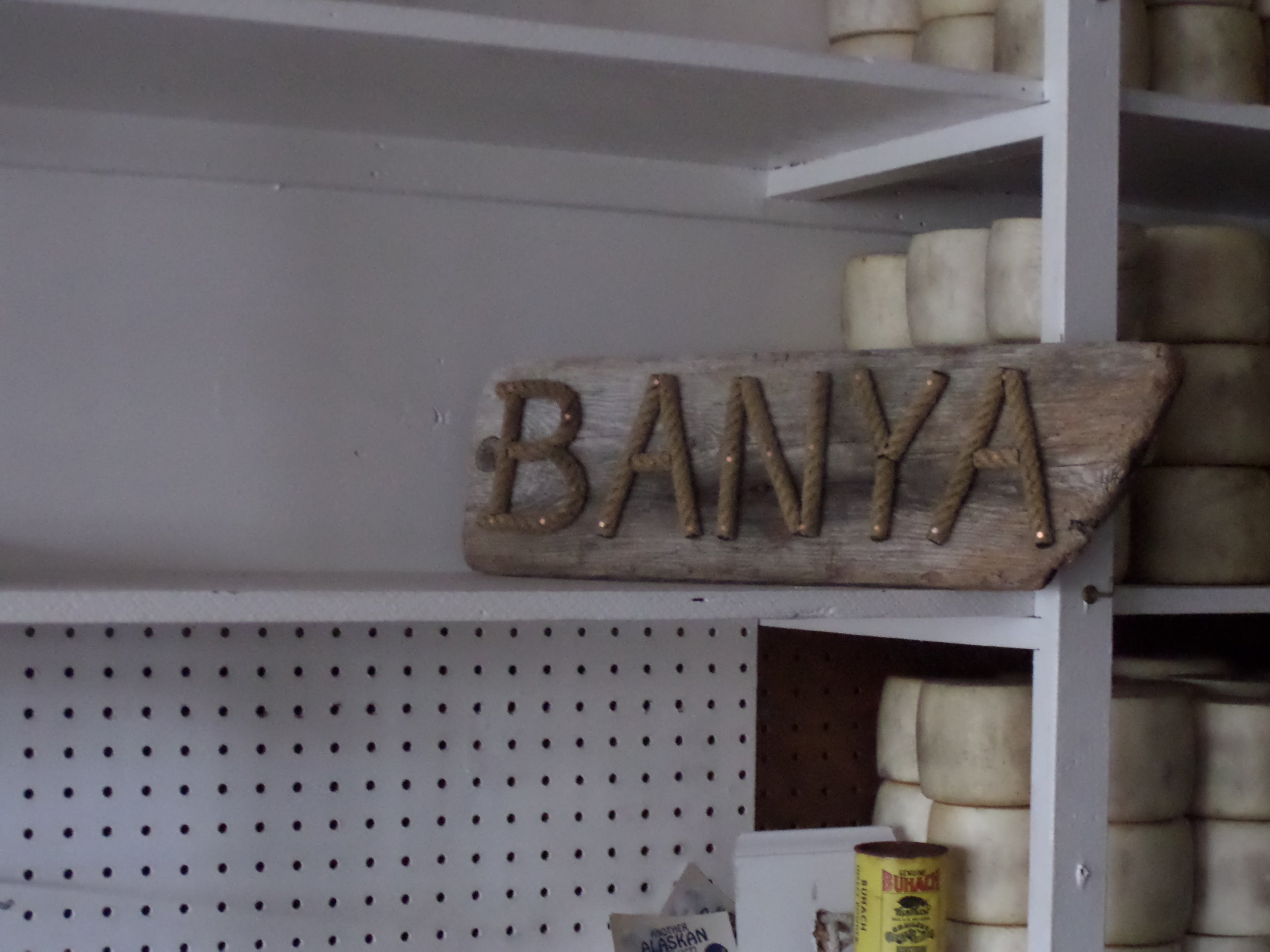 BANYA - rope sign