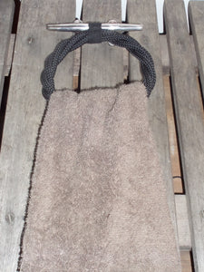 Rope Towel Ring Rack-Black
