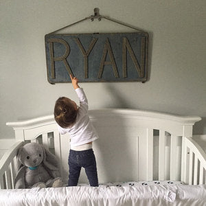 12 Inch Rope Letter / Number MADE TO ORDER - Alaska Rug Company