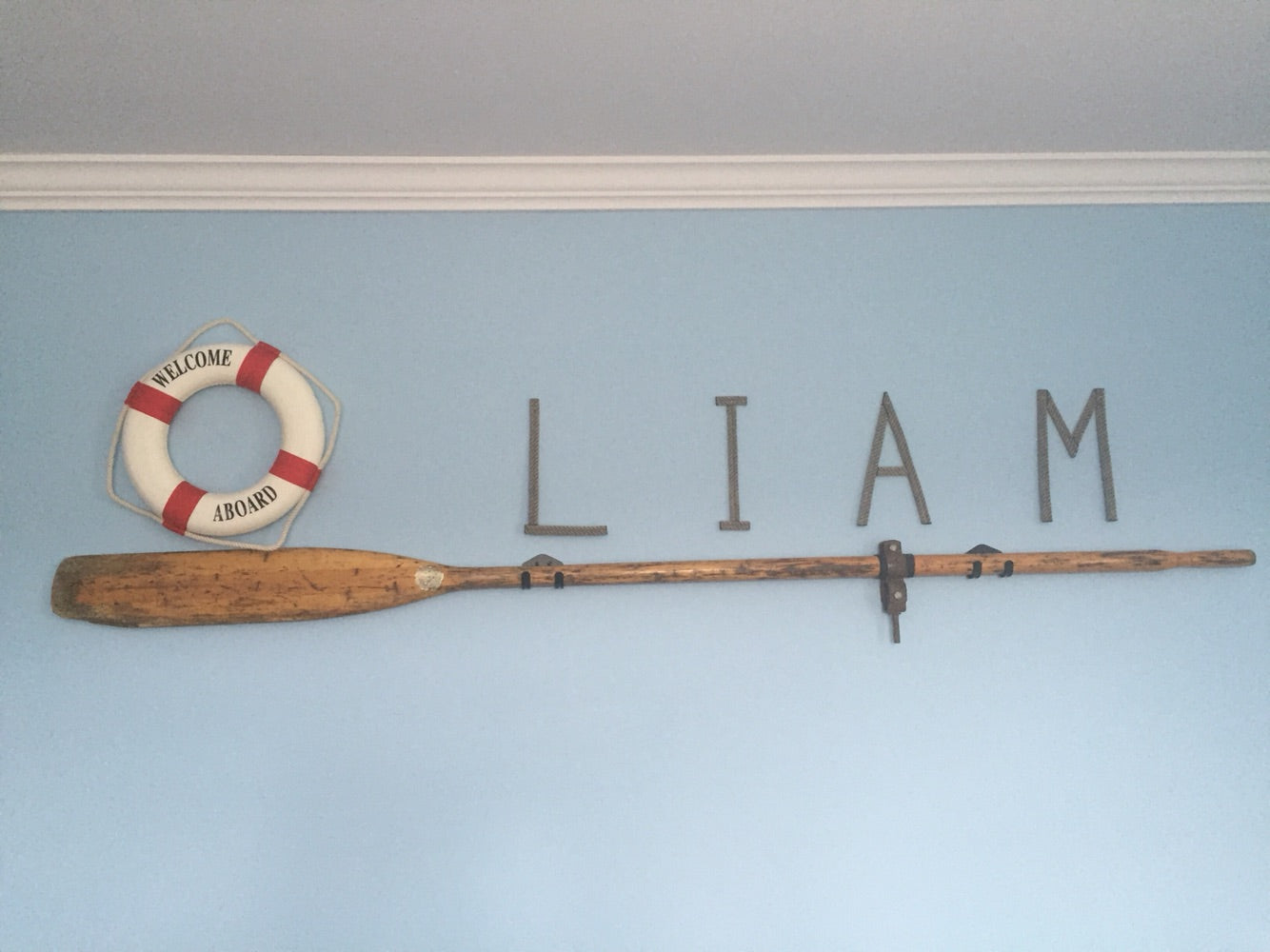 6 Inch Rope Letter / Numbers MADE TO ORDER - Alaska Rug Company