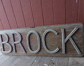 6 Inch Rope Letter / Numbers MADE TO ORDER - Alaska Rug Company