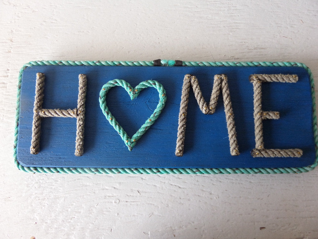 H❤ME rope sign - Alaska Rug Company