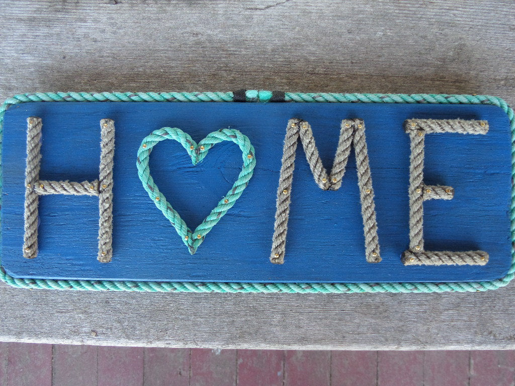 H❤ME rope sign - Alaska Rug Company