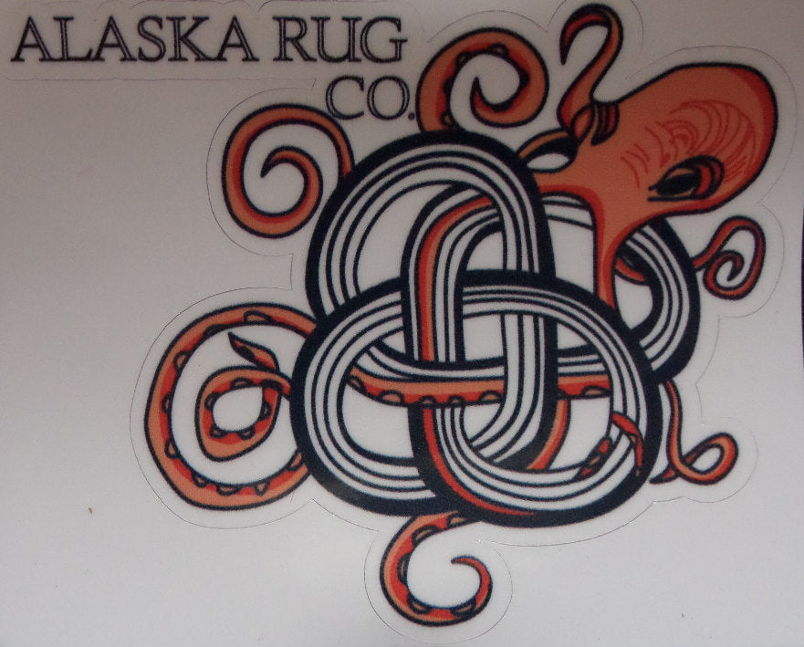 Octopus in Knot Sticker - Alaska Rug Company