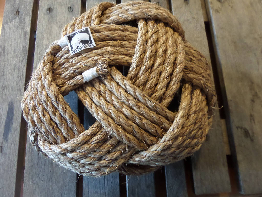 10" x 5" Rope Bowl - Natural Nautical Decor - Alaska Rug Company