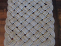 Rope Rug 20" x 20" Natural - Alaska Rug Company