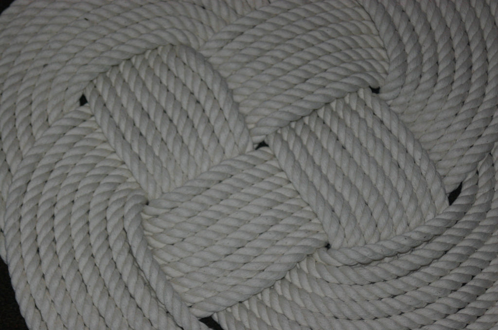Cotton Rope Bathmat 21" diameter - Alaska Rug Company