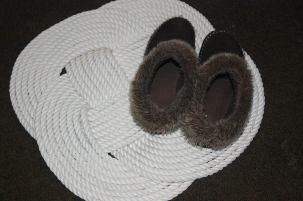 Cotton Rope Bathmat 21" diameter - Alaska Rug Company