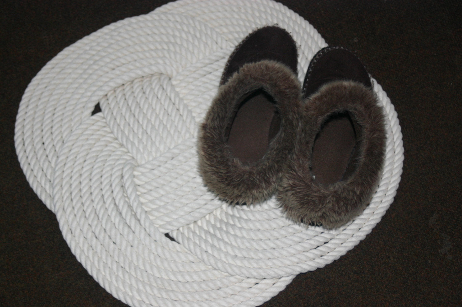 Cotton Rope Bathmat 21" diameter - Alaska Rug Company