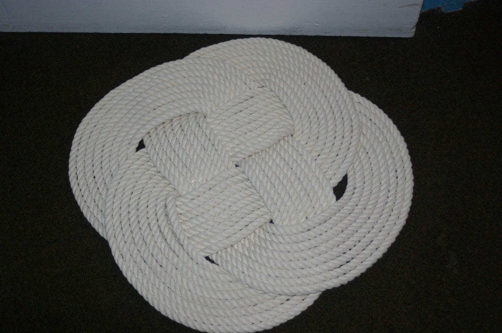 Cotton Rope Bathmat 21" diameter - Alaska Rug Company