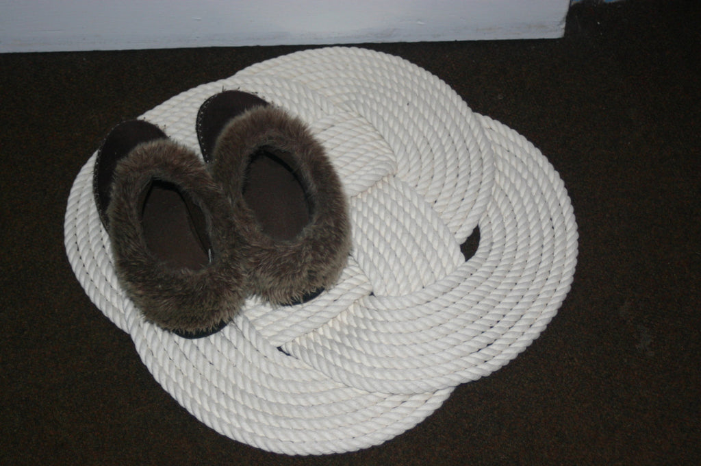 Cotton Rope Bathmat 21" diameter - Alaska Rug Company